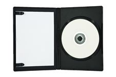 Blank Case And DVD. Royalty Free Stock Image Blank Case And DVD. Royalty Free Stock Image
