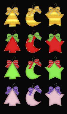Christmas Vector Decorations Royalty Free Stock Images Christmas Vector Decorations Royalty Free Stock Images
