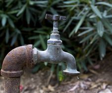 Rusty Water Tap Royalty Free Stock Photography Rusty Water Tap Royalty Free Stock Photography