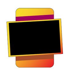Blank Frame On White Royalty Free Stock Photo Blank Frame On White Royalty Free Stock Photo
