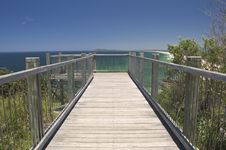 Wooden Observation Deck Royalty Free Stock Image Wooden Observation Deck Royalty Free Stock Image