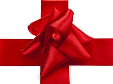 Satin Ribbon Tied In A Bow Stock Images Satin Ribbon Tied In A Bow Stock Images