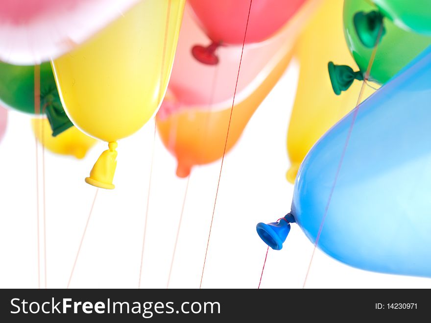 Color Balloons Isolated