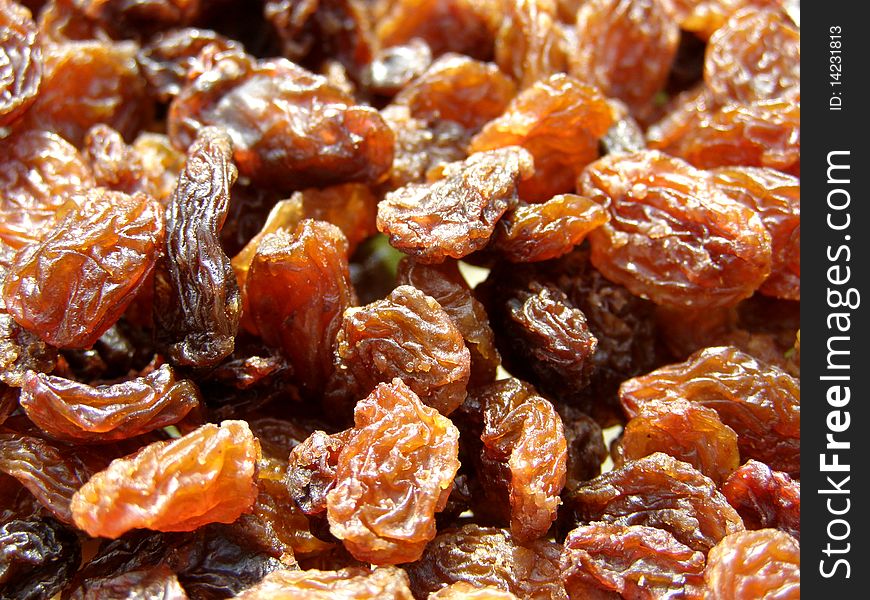 Detail photo texture of raisins background. Detail photo texture of raisins background