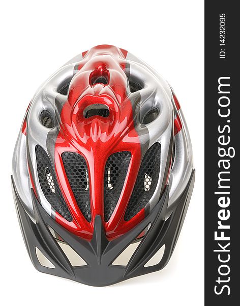 Bicycle helmet isolated on a white background