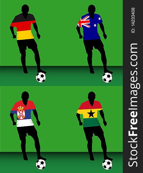 Soccer players - Group D