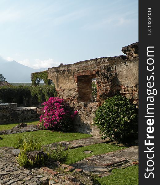 The knowledge of our past is important for our future. So it`s only right to take care for our heritage...This are ruins in Antigua, Guatemala, what was left after 1773 earthquake.