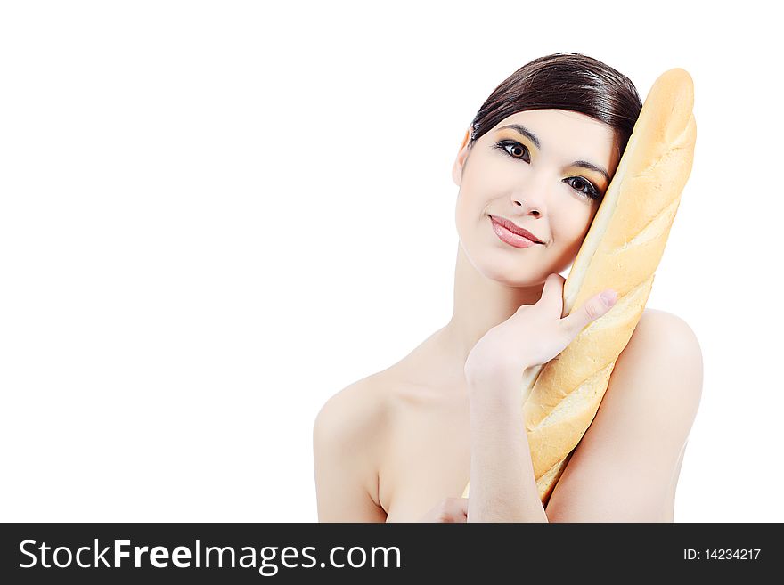 Woman With Baguette