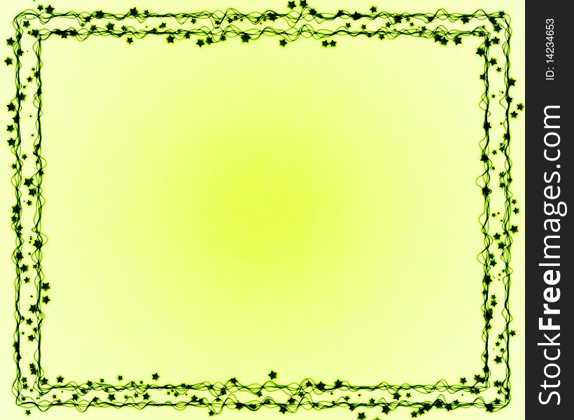 Frame of the decorative elements, abstract background