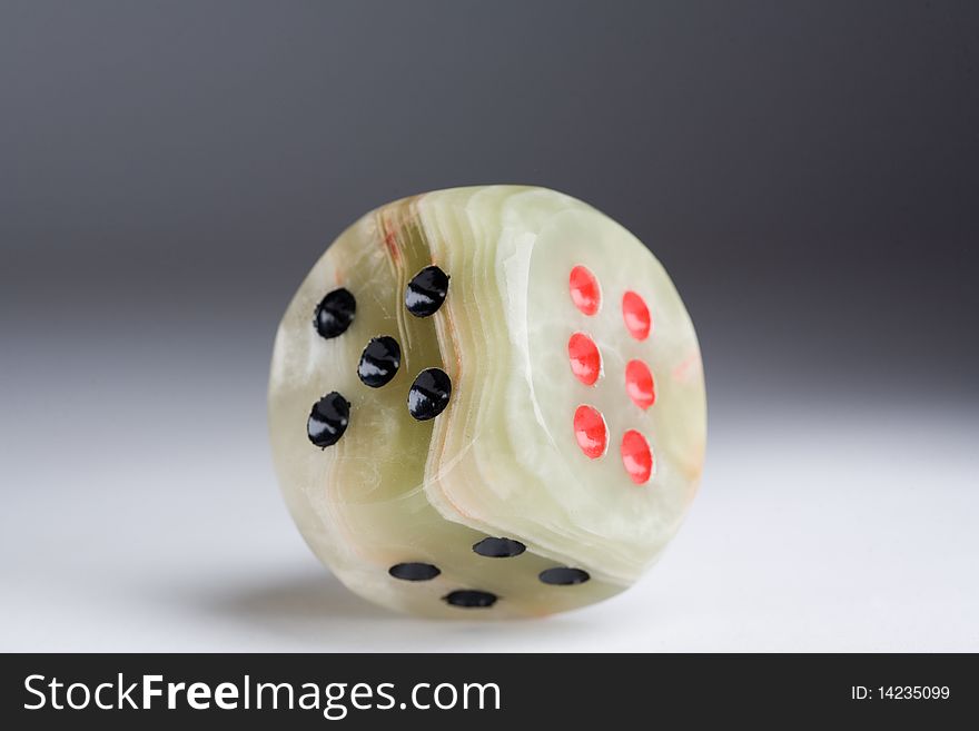 Marble dice cube