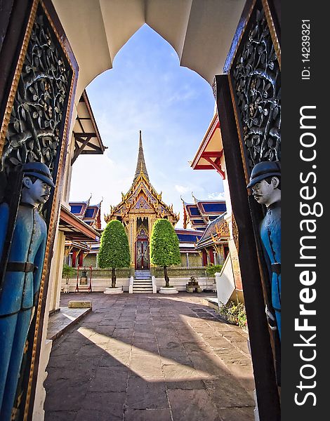 Old Thai Temple in Bangkok.