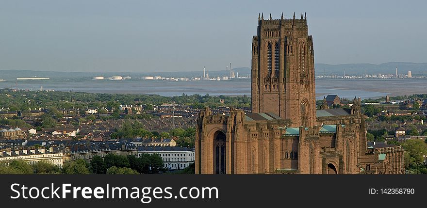 Liverpool Anglican Cathedral From St. John&x27;s Beacon