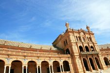 Sevilla, Plaza De Espana Square Palace. Spain Stock Photography Sevilla, Plaza De Espana Square Palace. Spain Stock Photography
