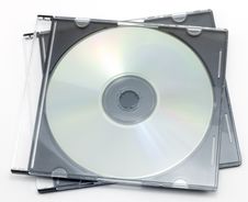 CD-ROM In A Box Stock Photos