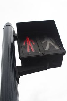 Traffic Light On Red In France Stock Image Traffic Light On Red In France Stock Image