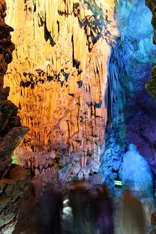 Reed Flute Cave Guilin Stock Images Reed Flute Cave Guilin Stock Images