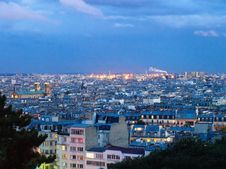 Montmartre - Panoramic View Stock Image