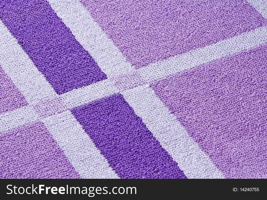 Structure and background of a checkered towel. Structure and background of a checkered towel