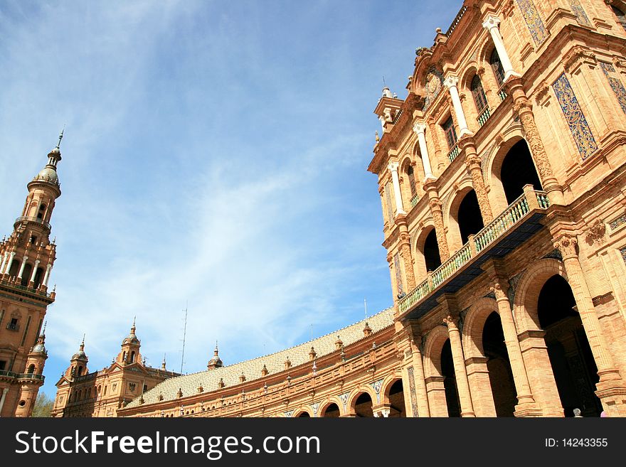 Plaza de Espana Palace & tower, Sevilla