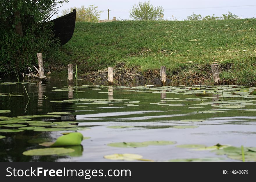 Wreck ship, photo taken in Danube Romania