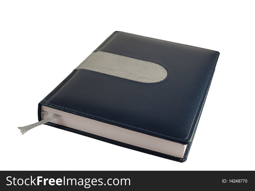 Notebook isolated on white background