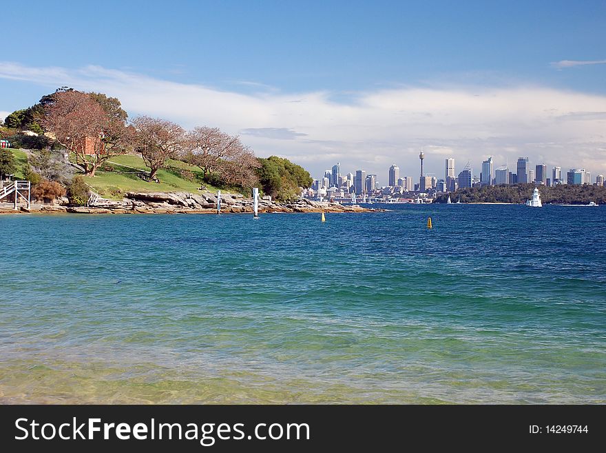 Beuatiful View Of Sydney From Lady Bay