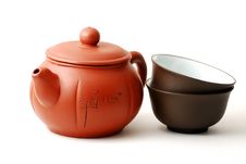 Yixing Zisha Clay Chinese Tea Pot Royalty Free Stock Images
