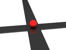 Crossroad Royalty Free Stock Photography Crossroad Royalty Free Stock Photography