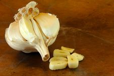 Fresh Garlic Royalty Free Stock Photography
