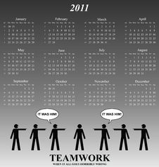 2011 Calendar Stock Photo 2011 Calendar Stock Photo