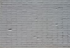 Grey Brick Wall Far Stock Photo