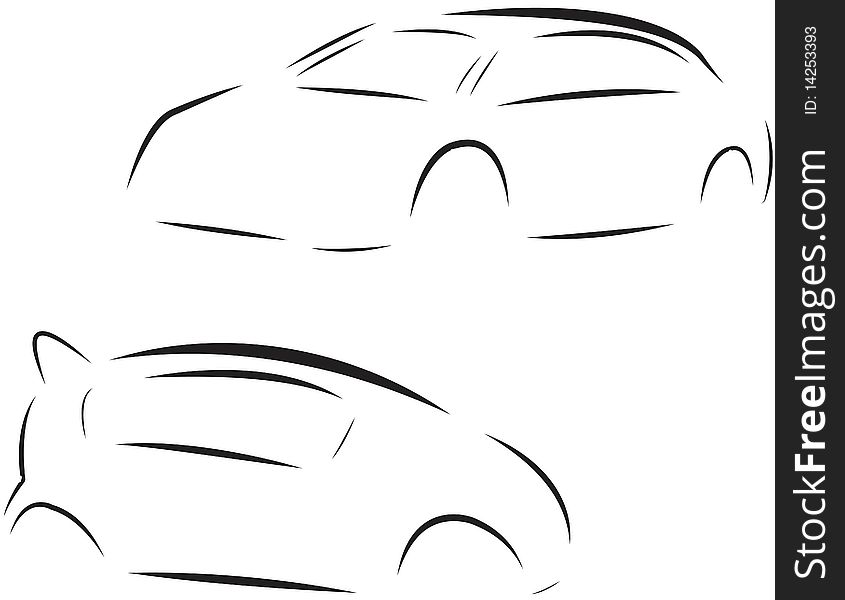 Vector Cars Outlines