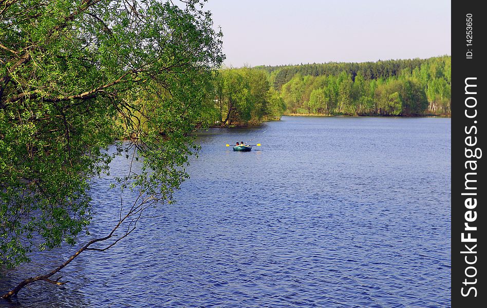 Fishermen in boat