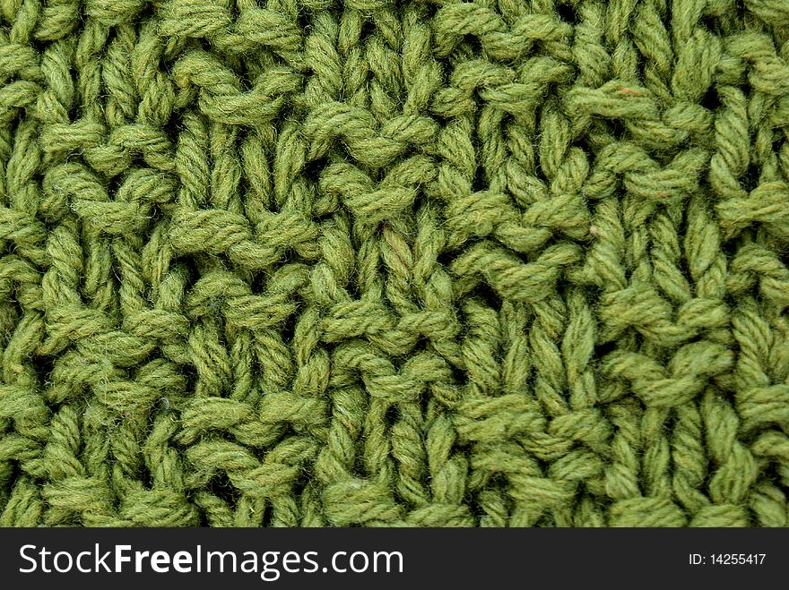 Woolen texture-abstract background from sewing knitting needle