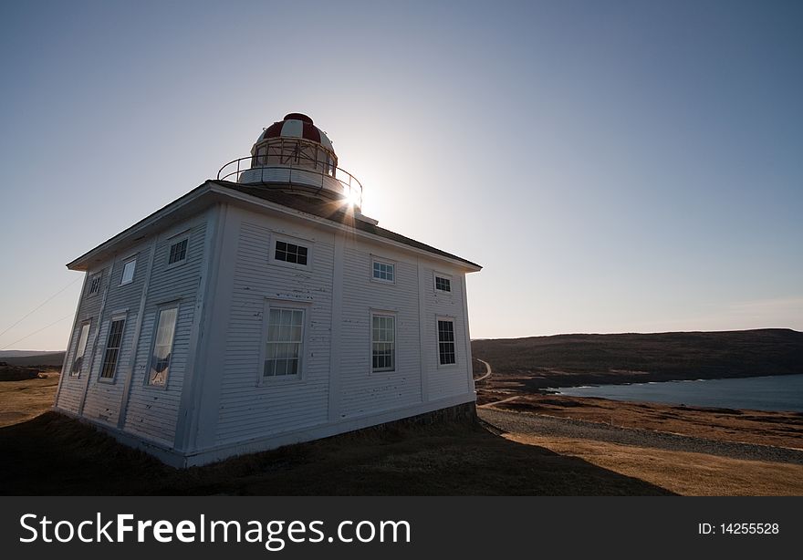 The old decommissioned lighthouse of cape spear, newfoundland. The old decommissioned lighthouse of cape spear, newfoundland.