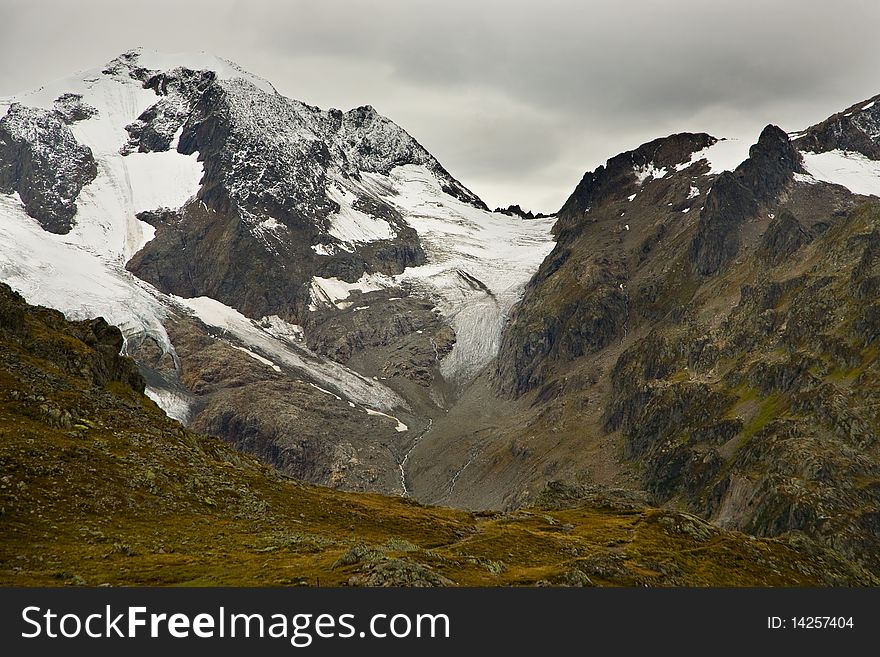 Glaciers In The Swiss Alps