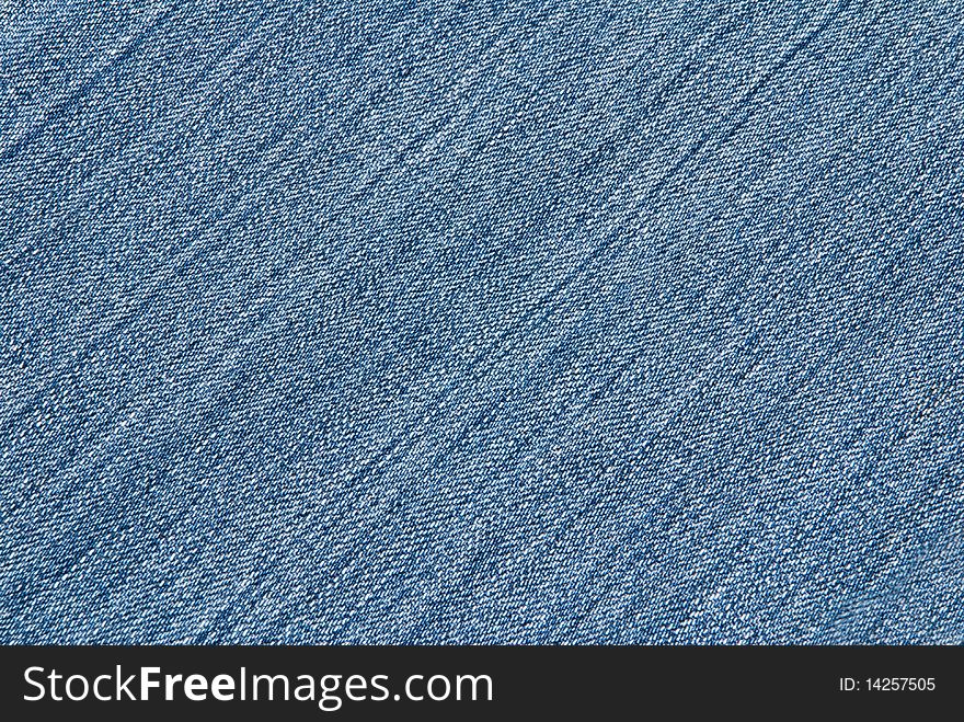 Structure of a jeans fabric with a seam