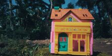 One House Toy. Toy Villa Royalty Free Stock Photography