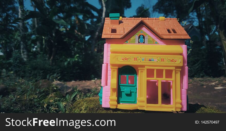 One house toy. toy villa
