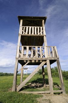 Wooden Watchtower Stock Photo Wooden Watchtower Stock Photo