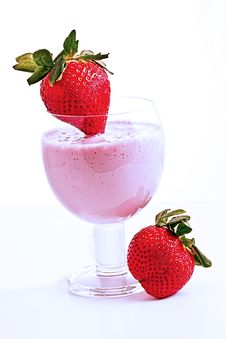 Strawberry Smoothie 3 Royalty Free Stock Image Strawberry Smoothie 3 Royalty Free Stock Image
