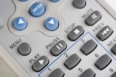 Closeup Of A Remote Control Royalty Free Stock Images Closeup Of A Remote Control Royalty Free Stock Images