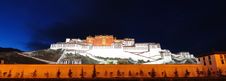 Nightscene Of Potala Palace Royalty Free Stock Photography Nightscene Of Potala Palace Royalty Free Stock Photography
