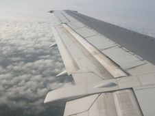 Airplane Wing Stock Photography