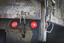 Tail Light Truck Royalty Free Stock Photo Tail Light Truck Royalty Free Stock Photo