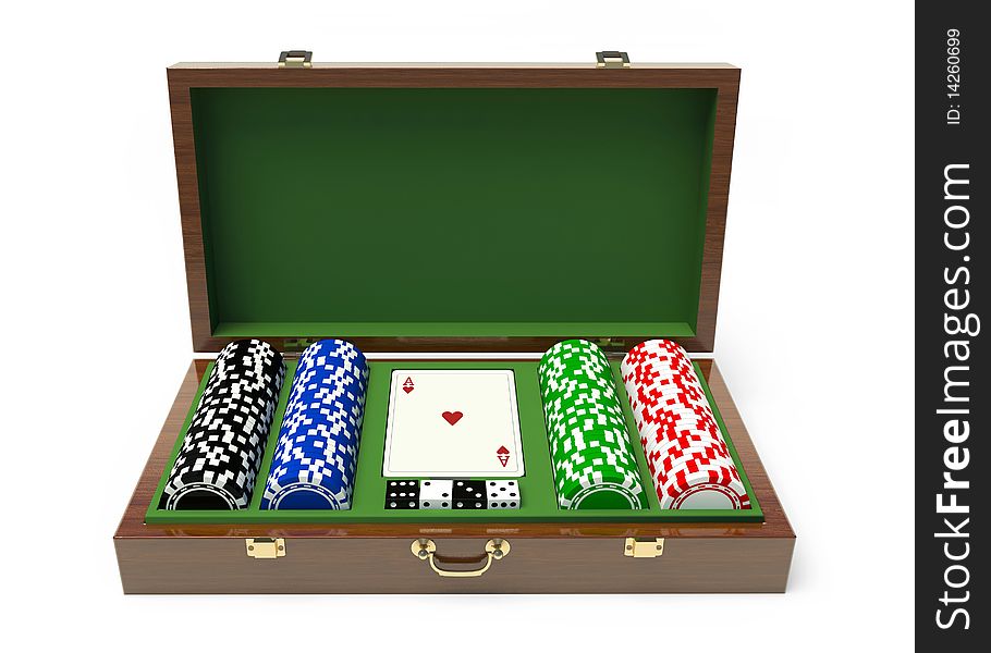 Box for a gambling chips