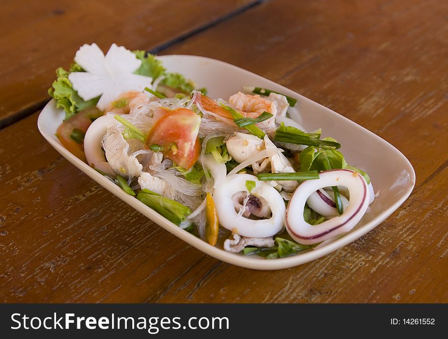 Thai Seafood Spicy Salad