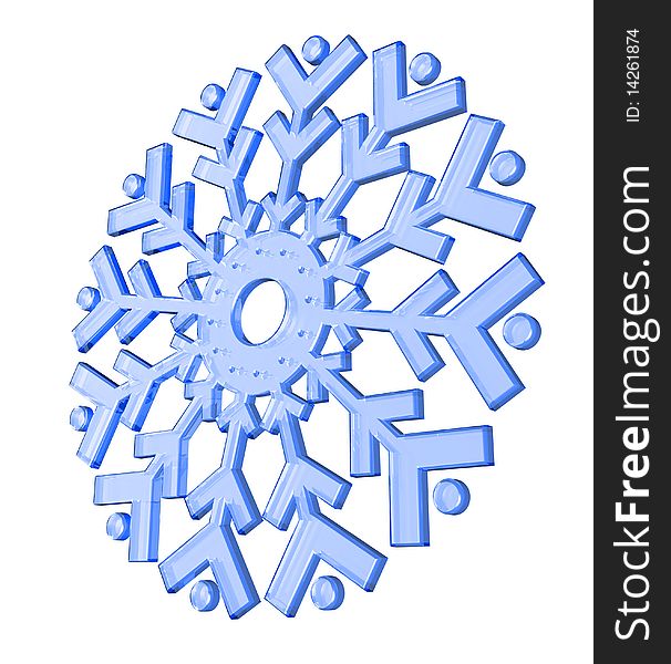 3D Snowflake