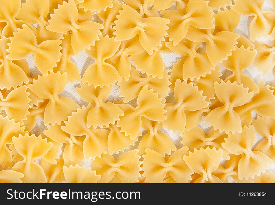 Italian pasta as a background