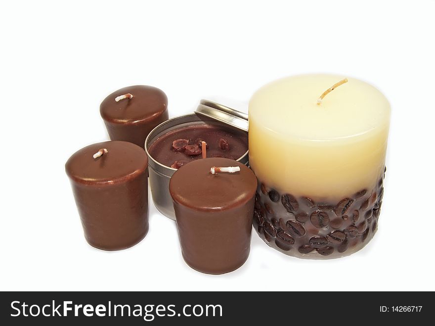 Five romantic candles for romantic ocasions